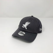 New Era 39Thirty Fitted Cap - White on Graphite
